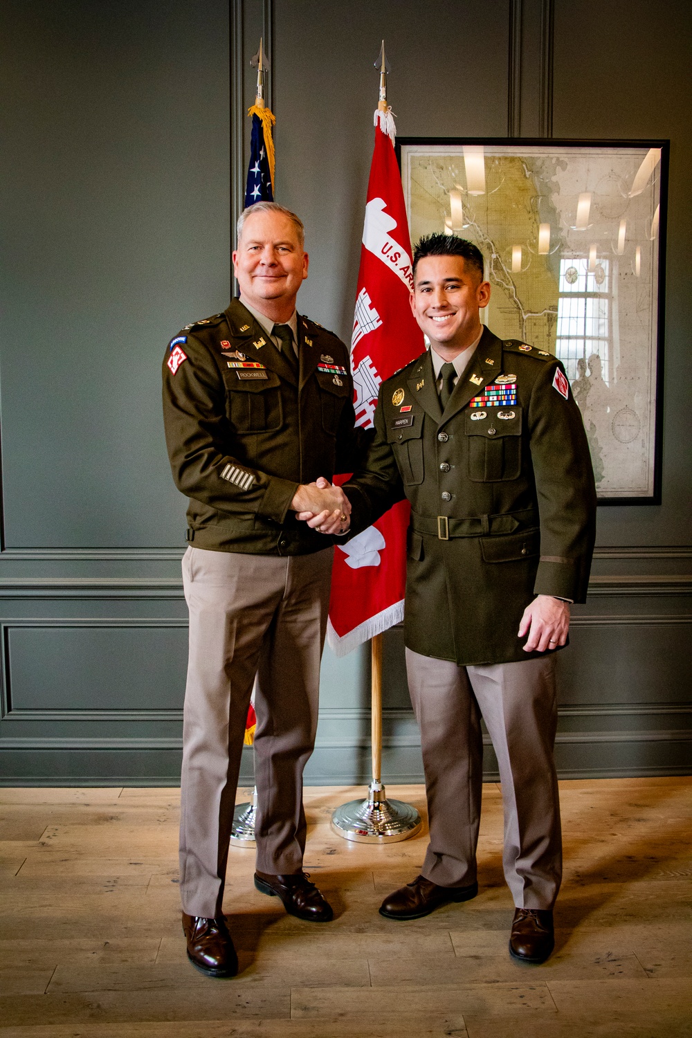 LTC Harpen promotion ceremony at USACE, Chicago District