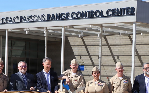 Ribbon Cutting for Range Control Complex at China Lake