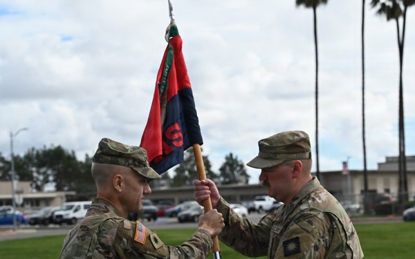 Headquarters Support Company, 4oth Infantry Division Change of Responsibility Ceremony