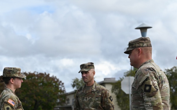 Headquarters Support Company, 4oth Infantry Division Change of Responsibility Ceremony