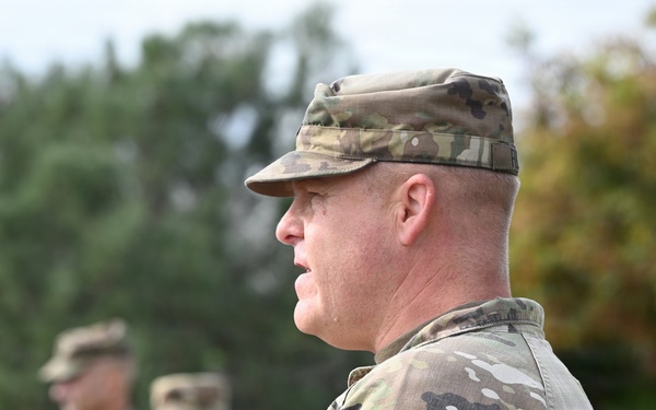 Headquarters Support Company, 4oth Infantry Division Change of Responsibility Ceremony