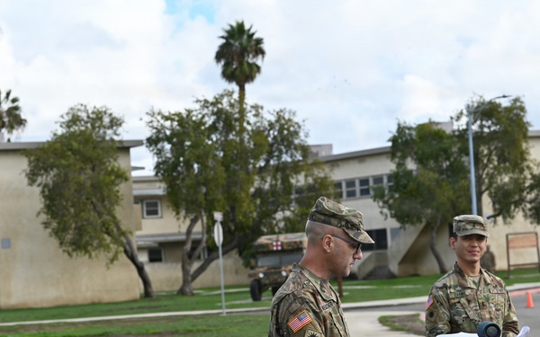 Headquarters Support Company, 4oth Infantry Division Change of Responsibility Ceremony