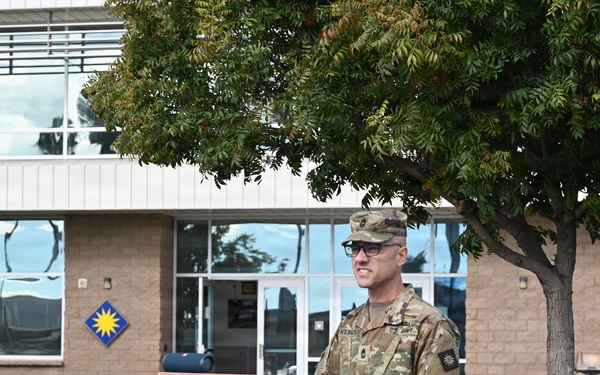 Headquarters Support Company, 4oth Infantry Division Change of Responsibility Ceremony