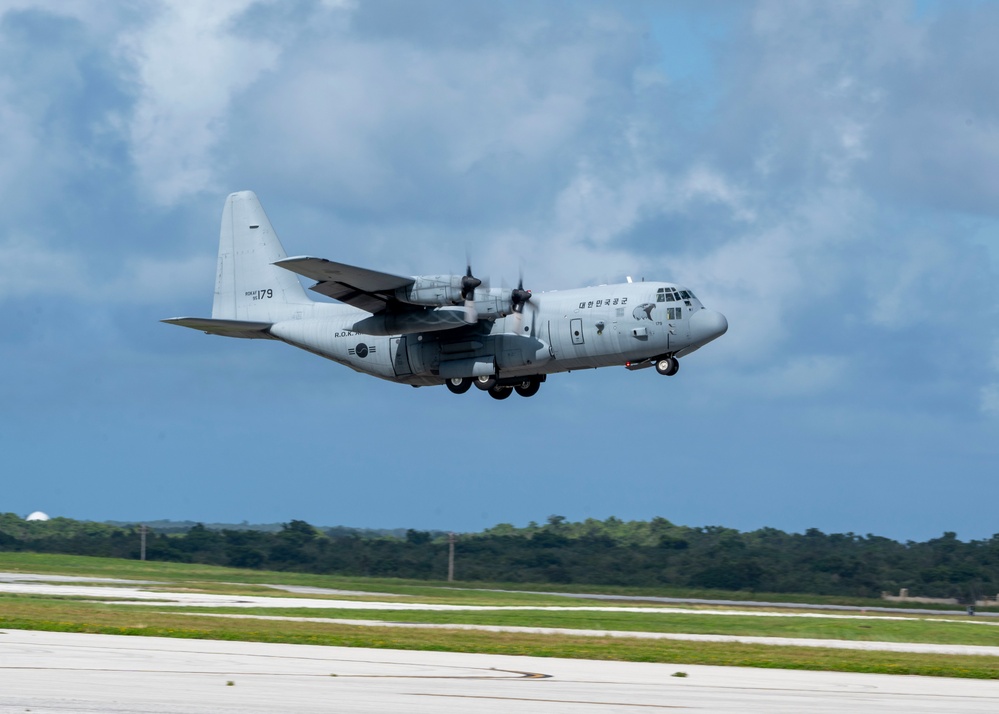OCD25 aircraft depart for bundle drops