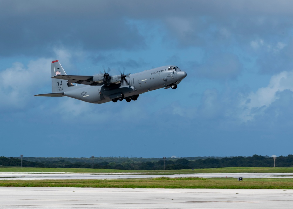 OCD25 aircraft depart for bundle drops
