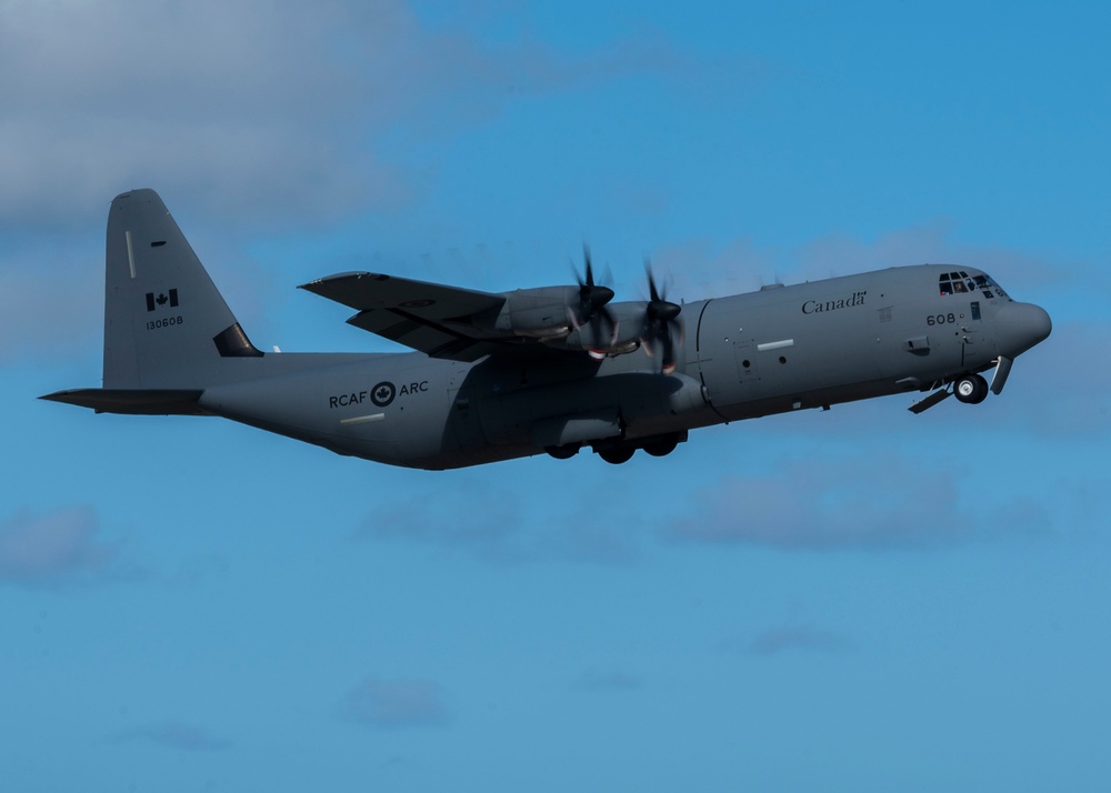 OCD25 aircraft depart for bundle drops