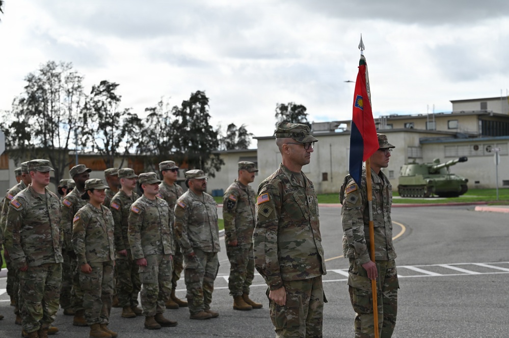 Headquarters Support Company, 4oth Infantry Division Change of Responsibility Ceremony