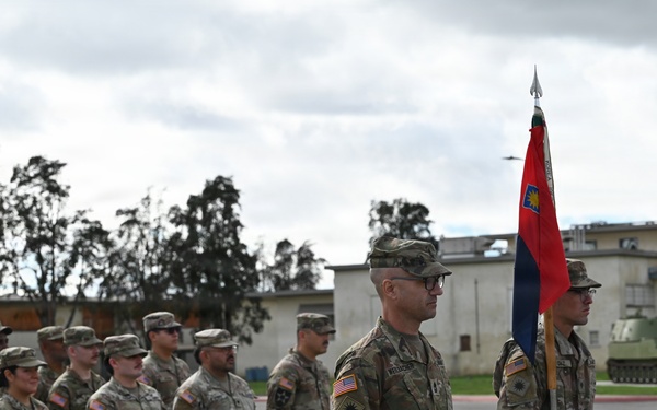 Headquarters Support Company, 4oth Infantry Division Change of Responsibility Ceremony