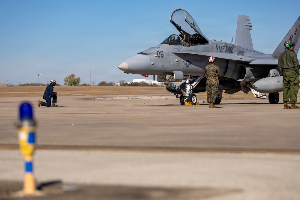 VMFA-112 Conduct Close-Air-Support Training