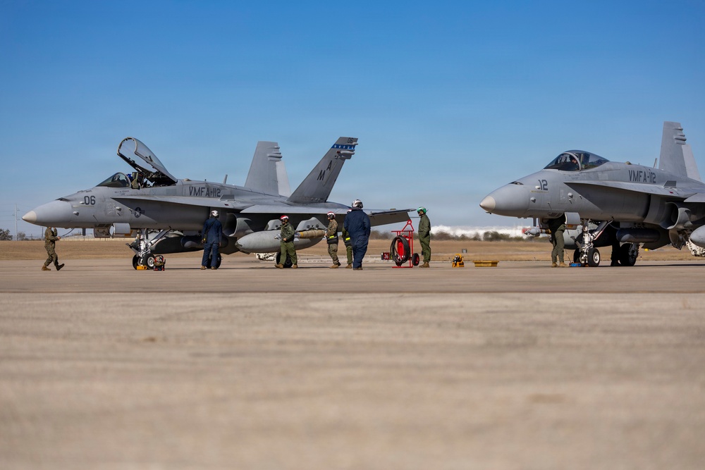 VMFA-112 Conduct Close-Air-Support Training