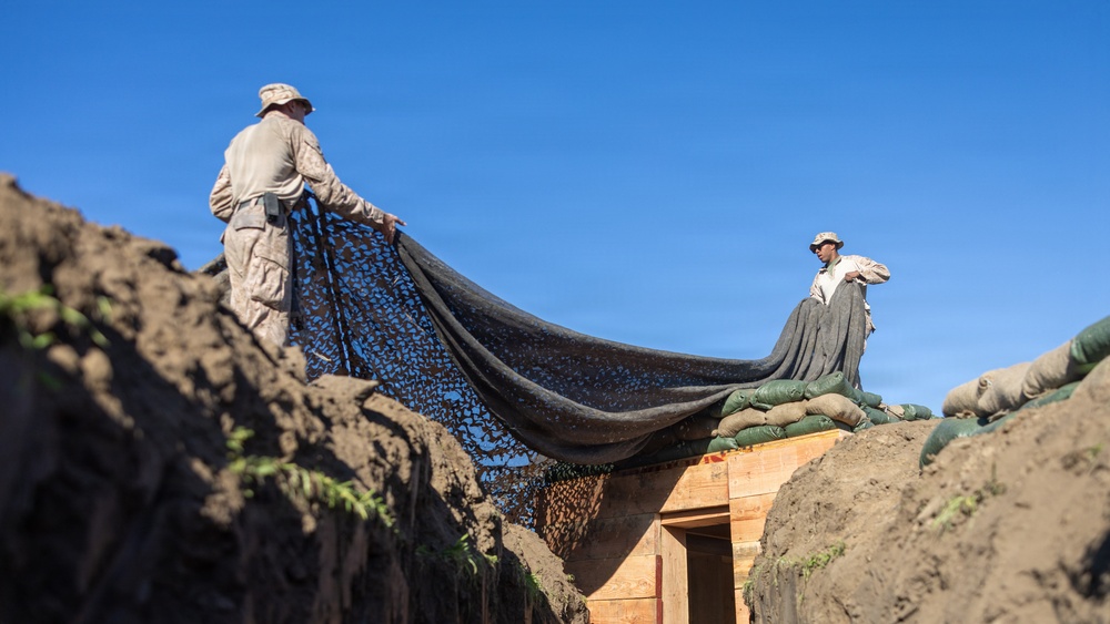 CLB-5 Marines establish combat operations center in newly completed bunker