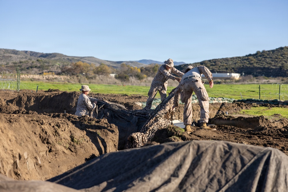 CLB-5 Marines establish combat operations center in newly completed bunker