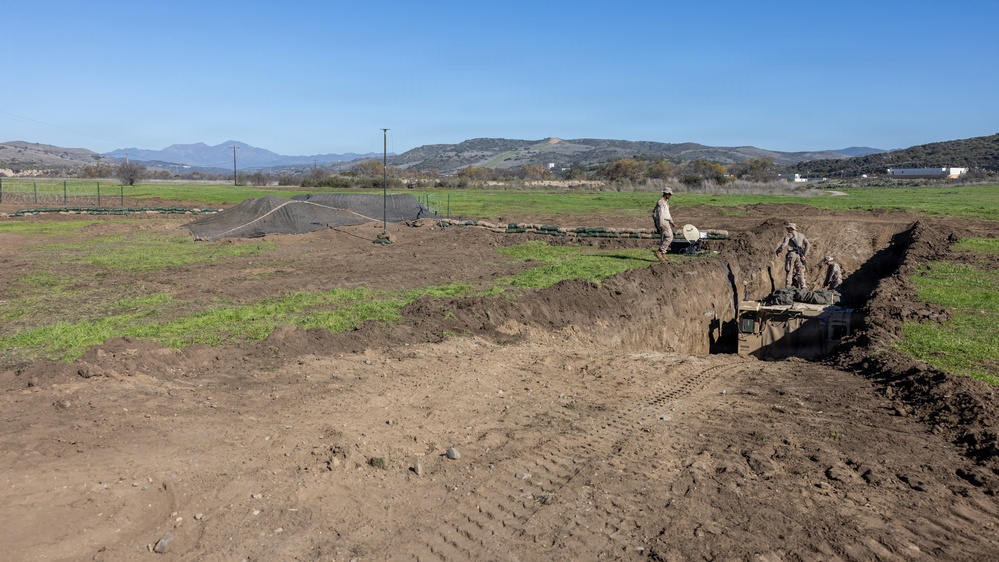 CLB-5 Marines establish combat operations center in newly completed bunker