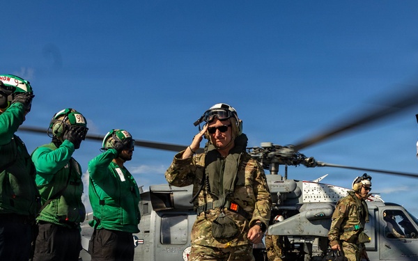 USS Gerald R. Ford (CVN 78) Hosts the Chairman of the Joint Chiefs of Staff