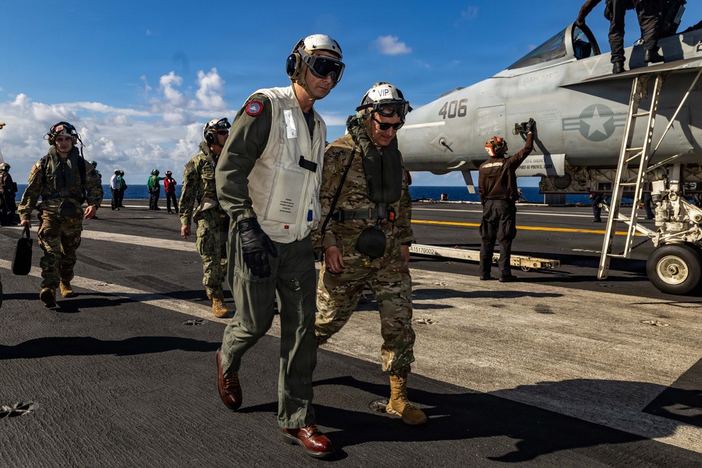 USS Gerald R. Ford (CVN 78) Hosts the Chairman of the Joint Chiefs of Staff