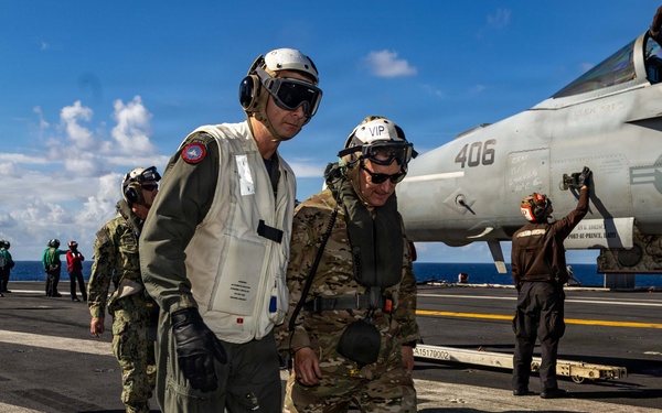 USS Gerald R. Ford (CVN 78) Hosts the Chairman of the Joint Chiefs of Staff