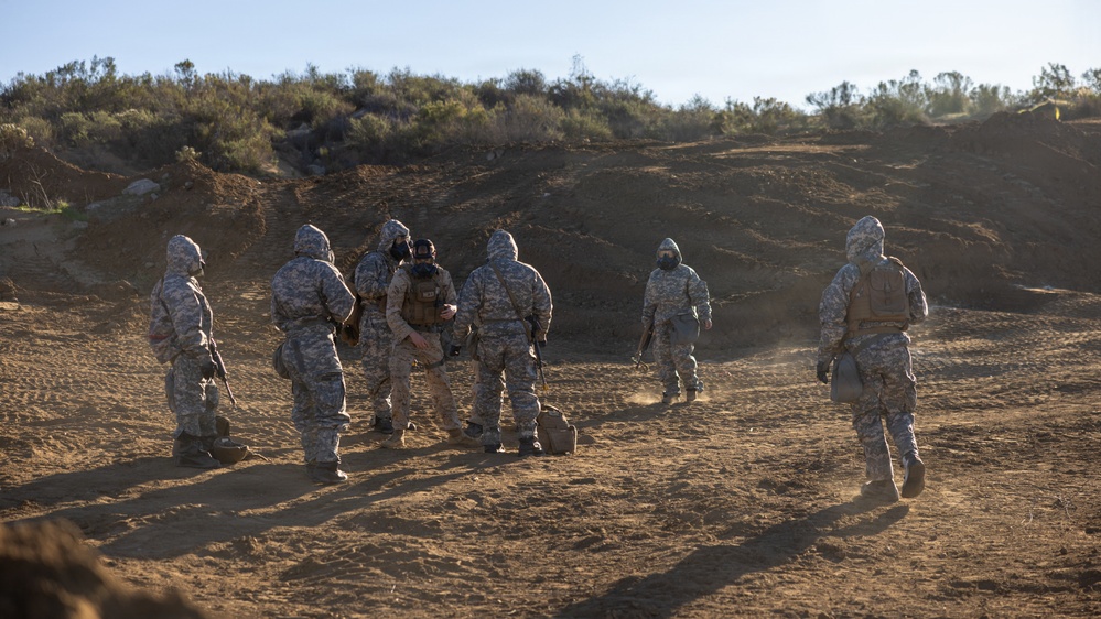 1st MLG Marines sustain CBRN readiness with chemical attack exercises