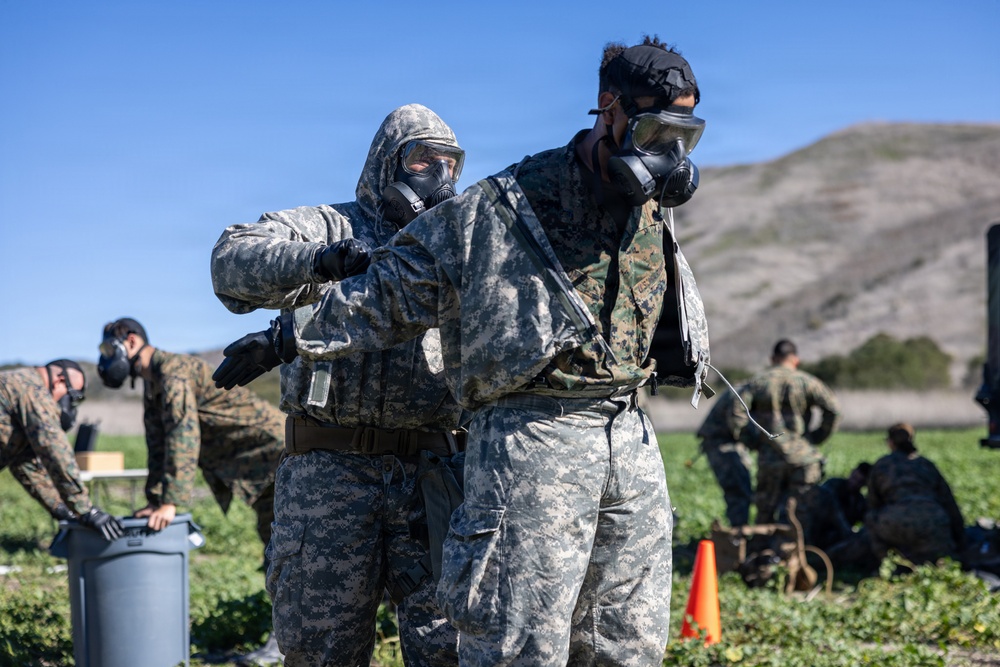 1st MLG Marines sustain CBRN readiness with chemical attack exercises