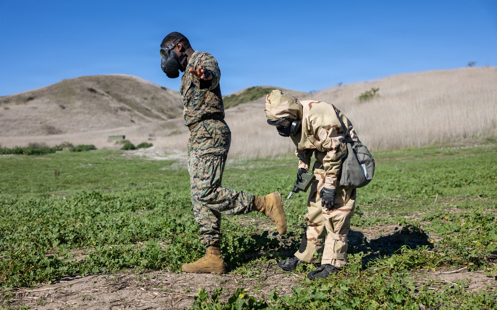1st MLG Marines sustain CBRN readiness with chemical attack exercises