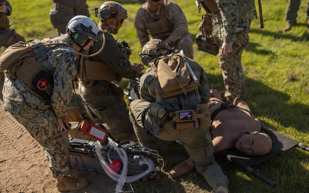 How to Save a Life: CLB-5 Conducts Mass Casualty Training During Steel Knight 25