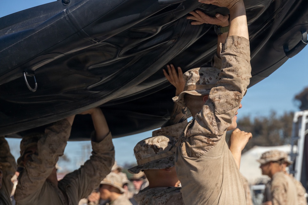 V1/1 Marines conduct Boat Raid Course