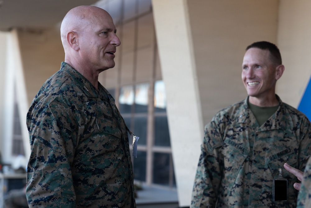 MARFORCYBER CG visits Marines during Steel Knight 25