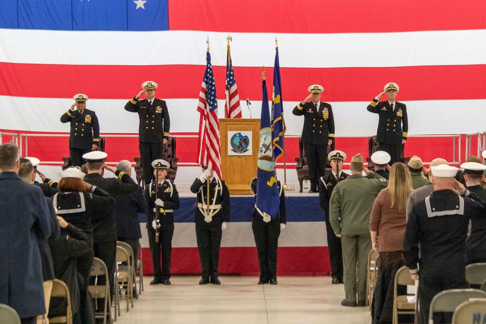 Unmanned Patrol Squadron 11 Conducts Establishment and Assumption of Command Ceremony