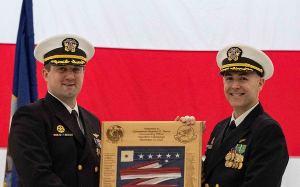 Unmanned Patrol Squadron 11 Conducts Establishment and Assumption of Command Ceremony