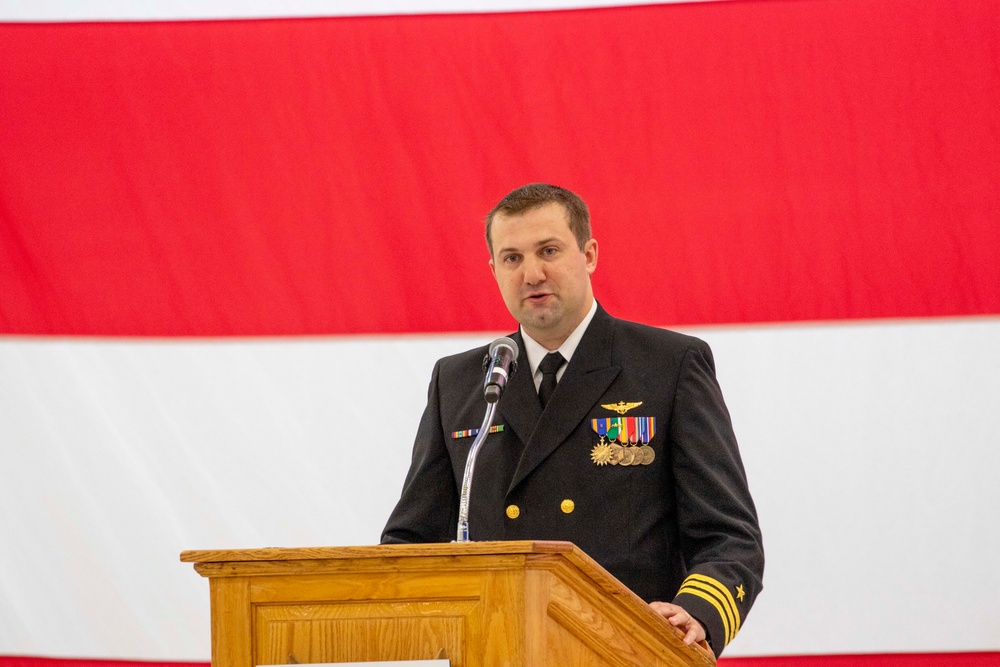 Unmanned Patrol Squadron 11 Conducts Establishment and Assumption of Command Ceremony