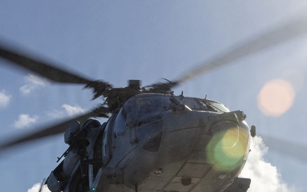 USS Milius (DDG 69) conducts flight operations