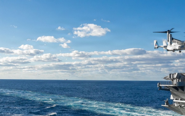 USS Milius (DDG 69) RAS with USS George Washington (CVN 73)
