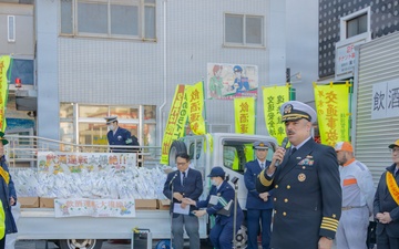 CFAY joins Yokosuka’s Year-End Traffic Safety Campaign