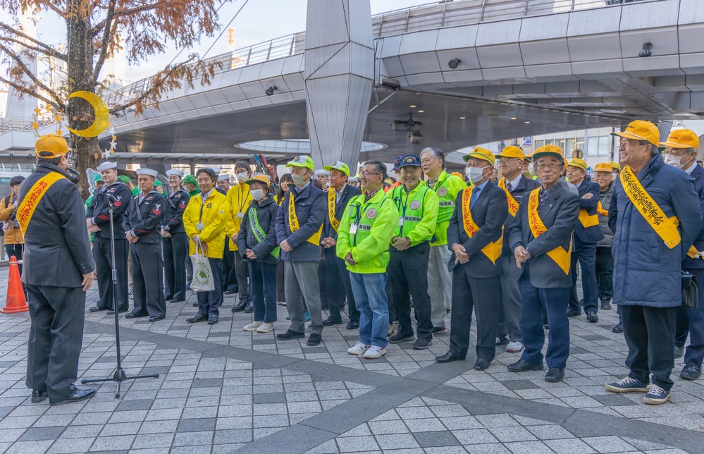 CFAY joins Yokosuka’s Year-End Traffic Safety Campaign