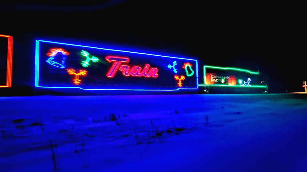 2025 Canadian Pacific Holiday Train rolls through Fort McCoy