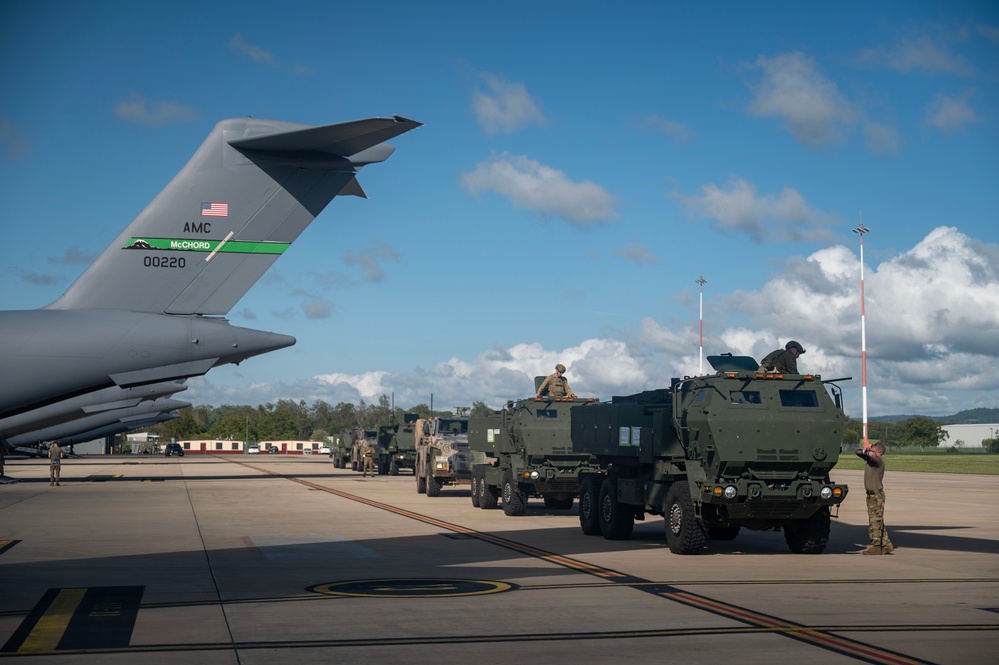 The 62 AW Transports HIMARS during Operation KENNEY STRIKES BACK