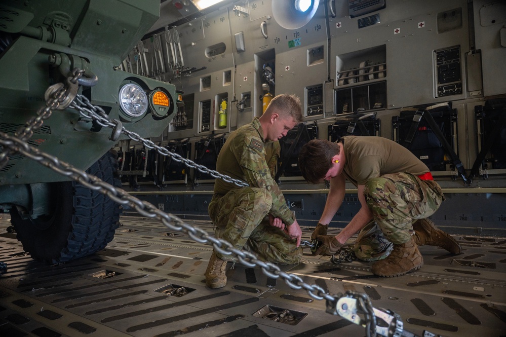The 62 AW Transports HIMARS during Operation KENNEY STRIKES BACK
