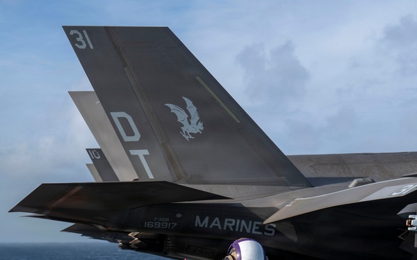 USS Tripoli Conducts Morning Flight Operations