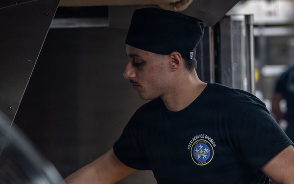 Sailor Prepares Dinner