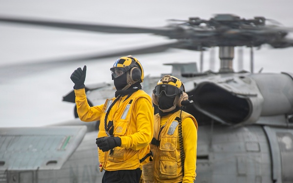 USS Tripoli Conducts Morning Flight Operations