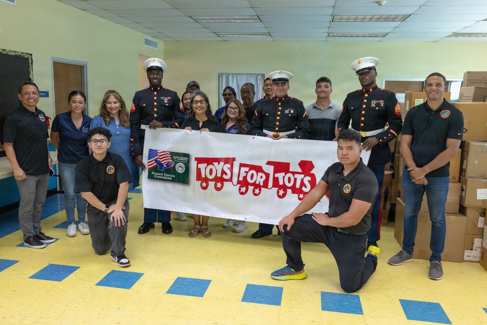 Camp Blaz Marines continue Toys for Tots campaign throughout Guam