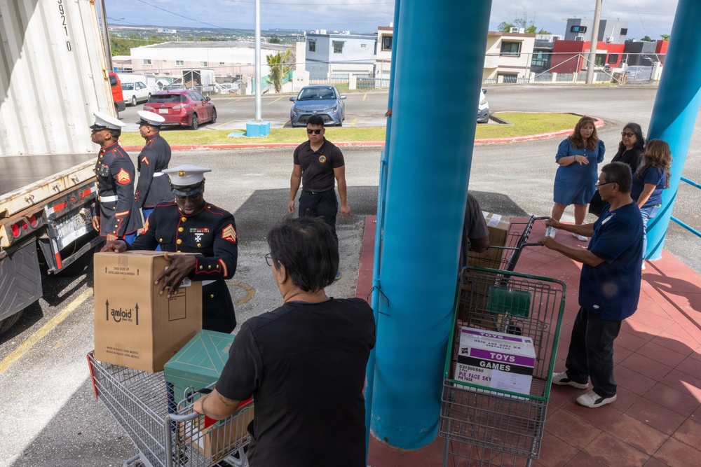 Camp Blaz Marines continue Toys for Tots campaign throughout Guam