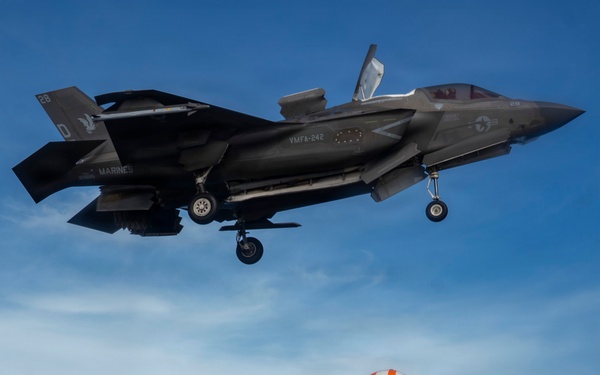 USS Tripoli Conducts Morning Flight Operations