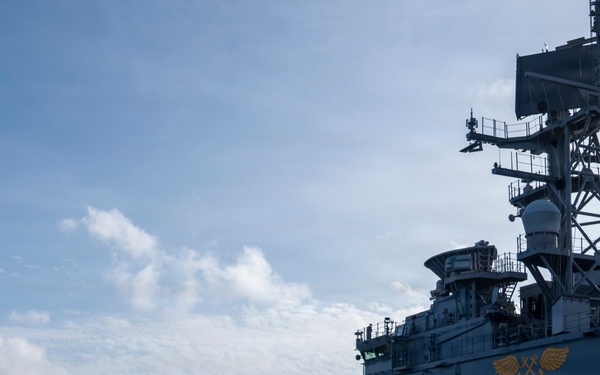 USS Tripoli Conducts Morning Flight Operations