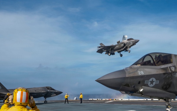 USS Tripoli Conducts Morning Flight Operations