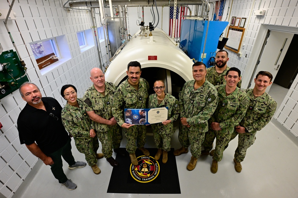 Pensacola Naval Facility Earns Prestigious Hyperbaric Accreditation; A First in the U.S. Navy