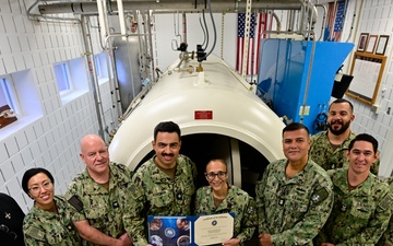 Pensacola Naval Facility Earns Prestigious Hyperbaric Accreditation; A First in the U.S. Navy