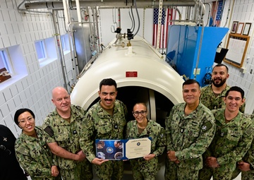 Pensacola Naval Facility Earns Prestigious Hyperbaric Accreditation; A First in the U.S. Navy