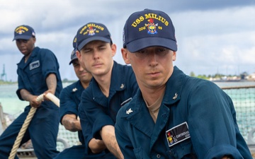 USS Milius (DDG 69) arrives in Guam