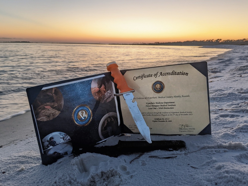 Pensacola Naval Facility Earns Prestigious Hyperbaric Accreditation; A First in the U.S. Navy