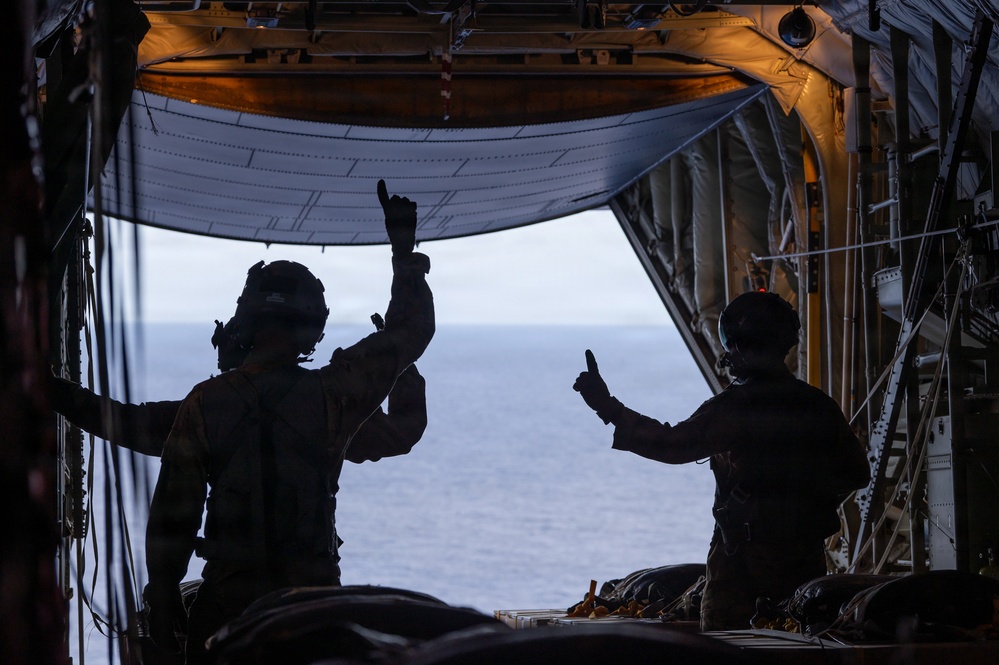374 AEW Airmen bring holiday drops to islanders